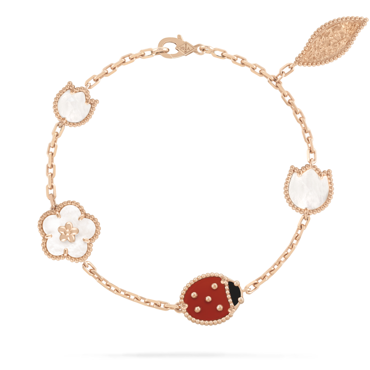 [✨ROSE💎]LUCKY SPRING 5 MOTIF BRACELET
