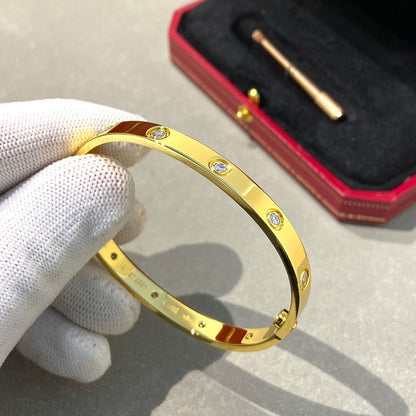 [✨ROSE💎]LOVE BRACELET 6.1MM 10 DIAMONDS