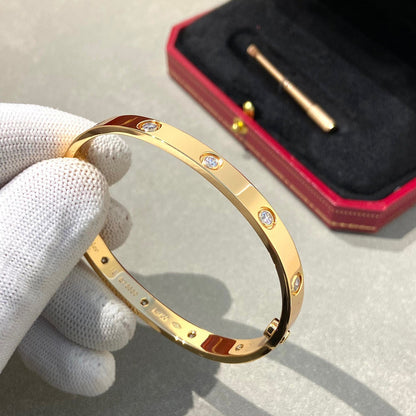 [✨ROSE💎]LOVE BRACELET 6.1MM 10 DIAMONDS