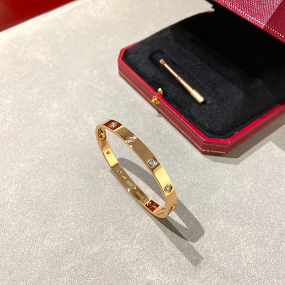 [✨ROSE💎]LOVE BRACELET 6.1MM 10 DIAMONDS