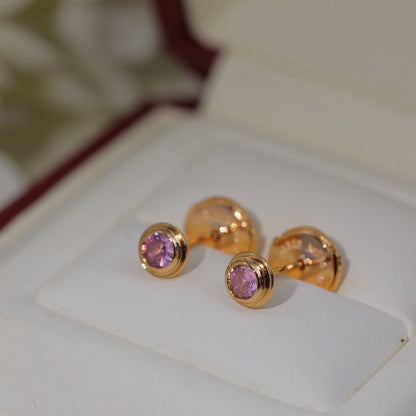 [✨ROSE💎]DAMOUR PING DIAMOND EARRINGS