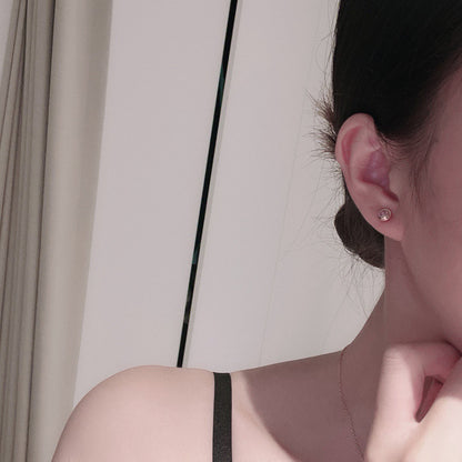 [✨ROSE💎]DAMOUR PING DIAMOND EARRINGS