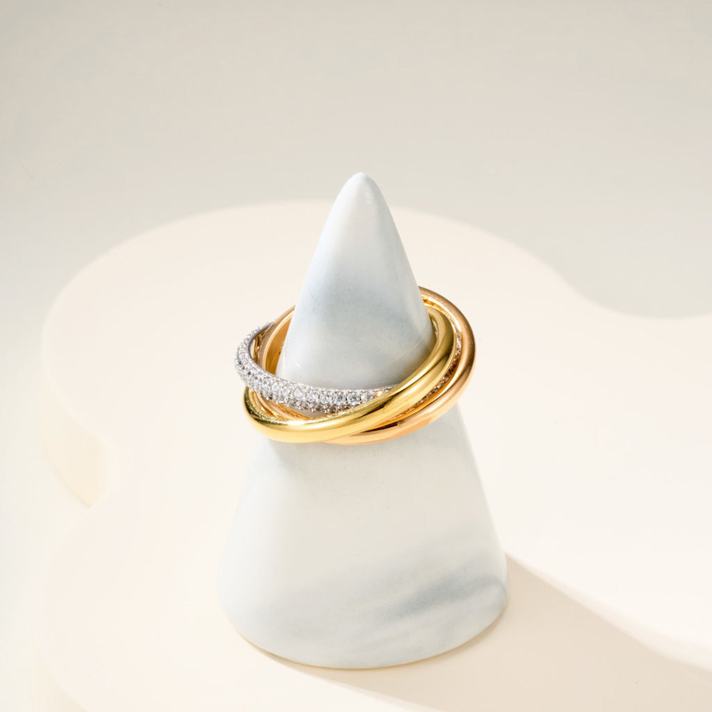 [✨ROSE💎]TRINITY 2.5MM RING COLLECTION