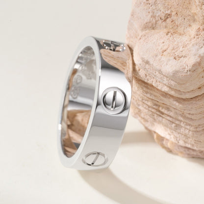 [✨ROSE💎]LOVE RING 5.5MM NO DIAMOND
