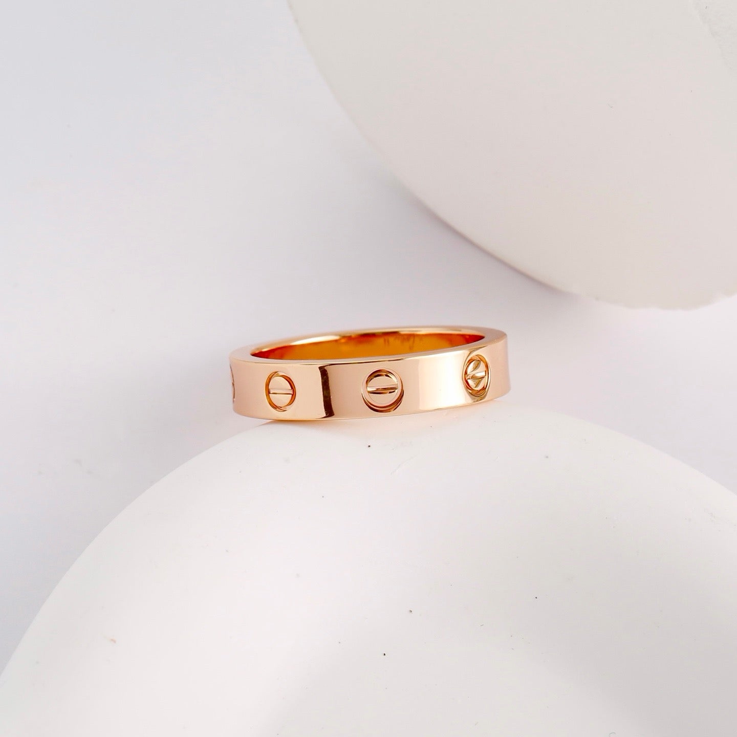 [✨ROSE💎]LOVE RING 3.6 MM NO DIAMOND