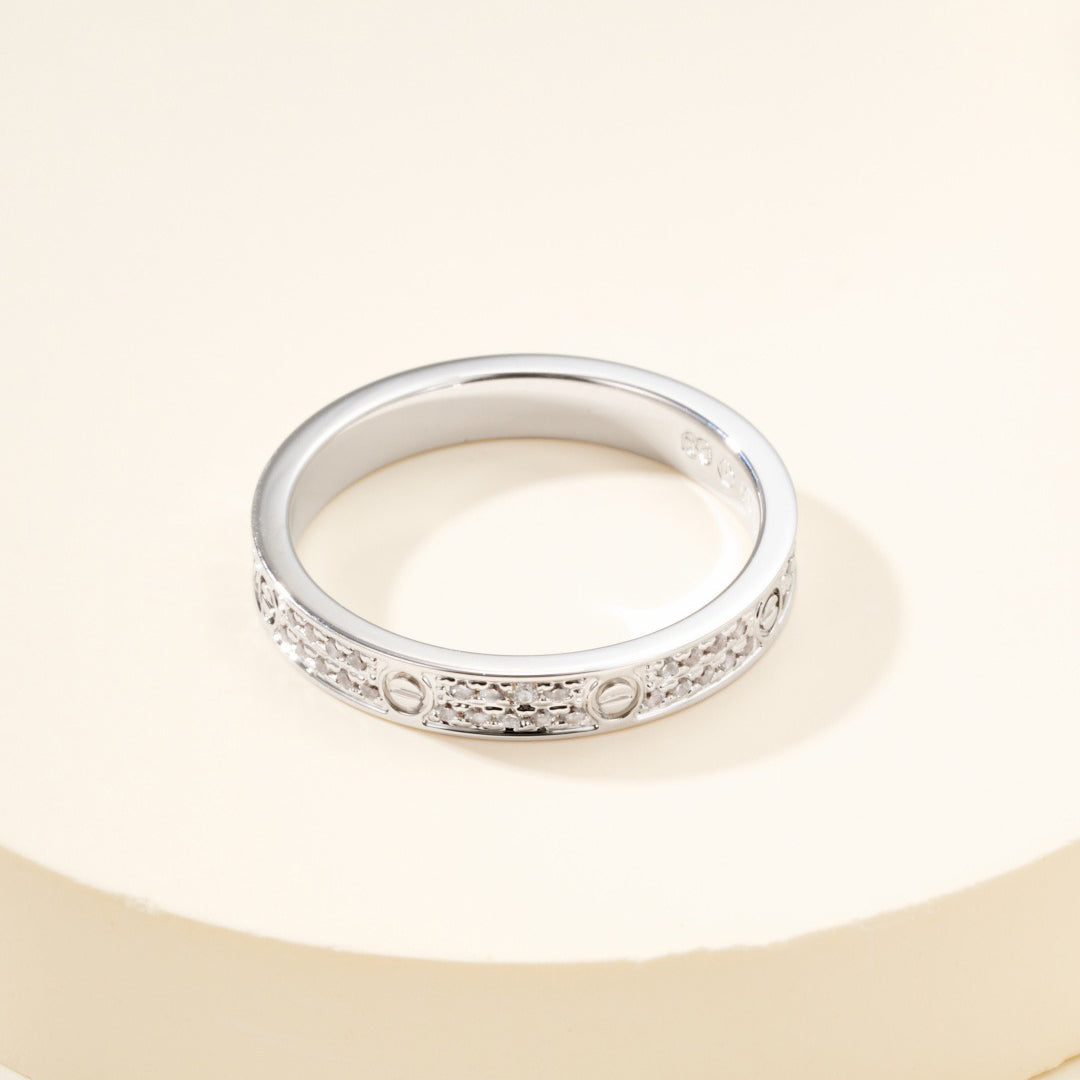 [✨ROSE💎]LOVE RING 2.65MM DIAMOND