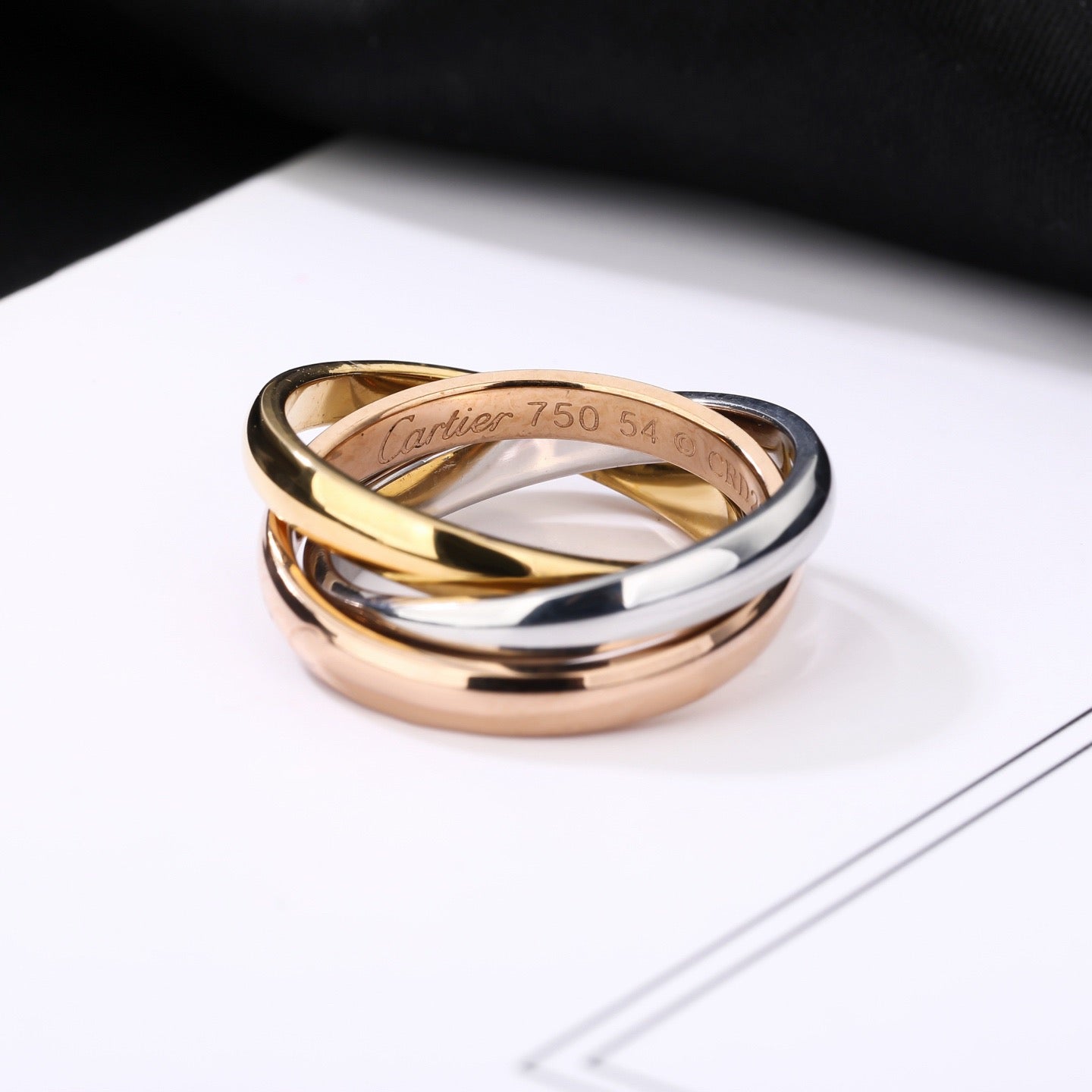 [✨ROSE💎]TRINITY 3.2MM RING COLLECTION