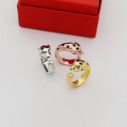 [✨ROSE💎]PANTHERE SPOTTED MEDIUM RING