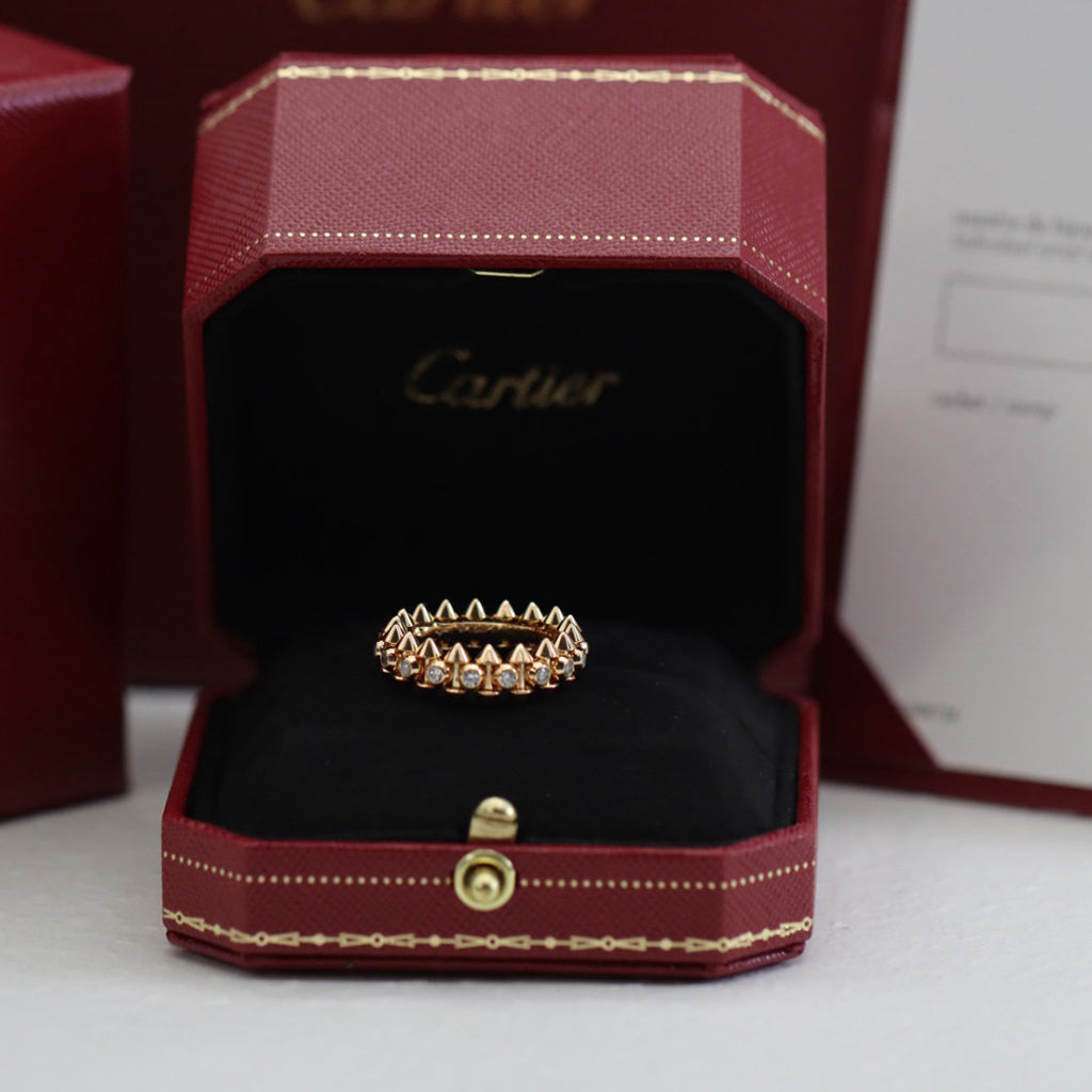 [✨ROSE💎]CLASH 6.8MM DIAMOND MEDIUM RING