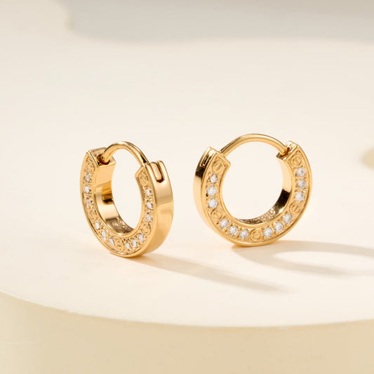 [✨ROSE💎]LOVE DIAMOND EARRINGS