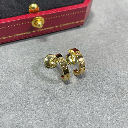 [✨ROSE💎]LOVE EARRINGS 2.65 MM NO DIAMOND SMALL