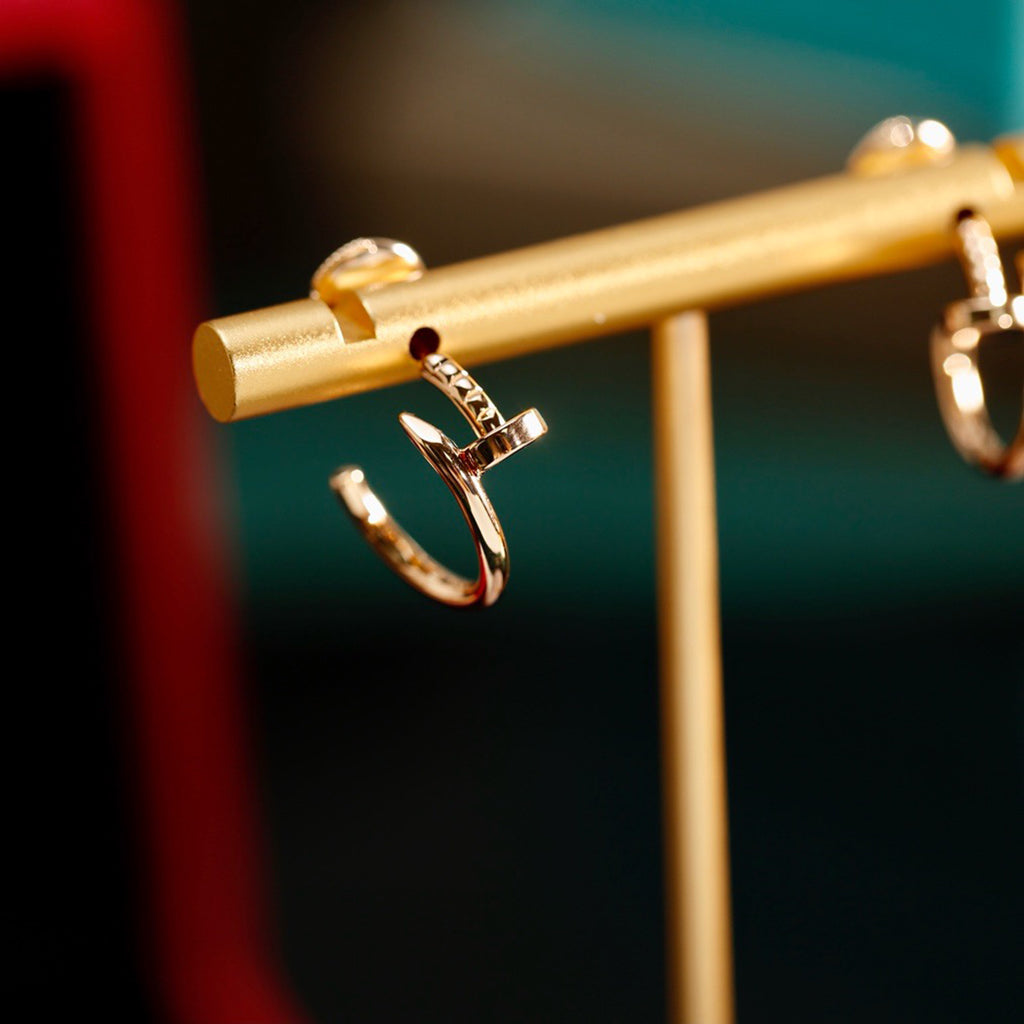 [✨ROSE💎]JUSTE NO DIAMOND SMALL EARRINGS