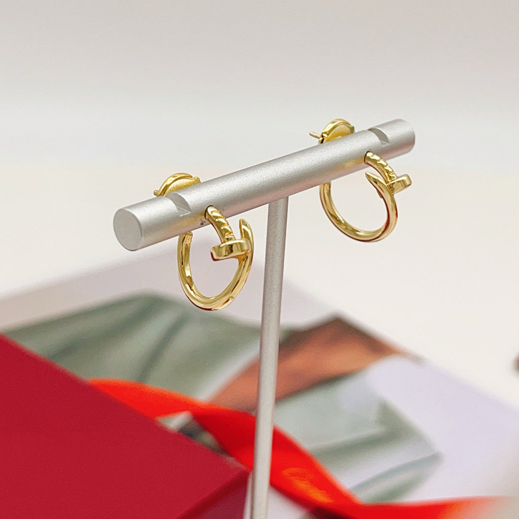 [✨ROSE💎]JUSTE NO DIAMOND MINI EARRINGS