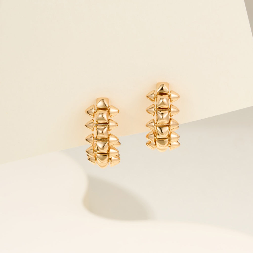 [✨ROSE💎]CLASH MINI HOOP EARRINGS