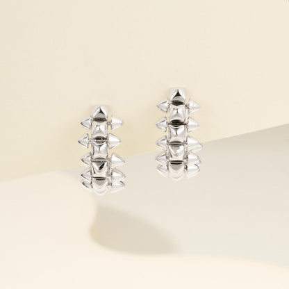 [✨ROSE💎]CLASH MINI HOOP EARRINGS