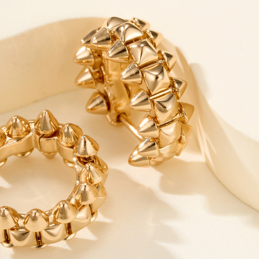 [✨ROSE💎]CLASH MINI HOOP EARRINGS