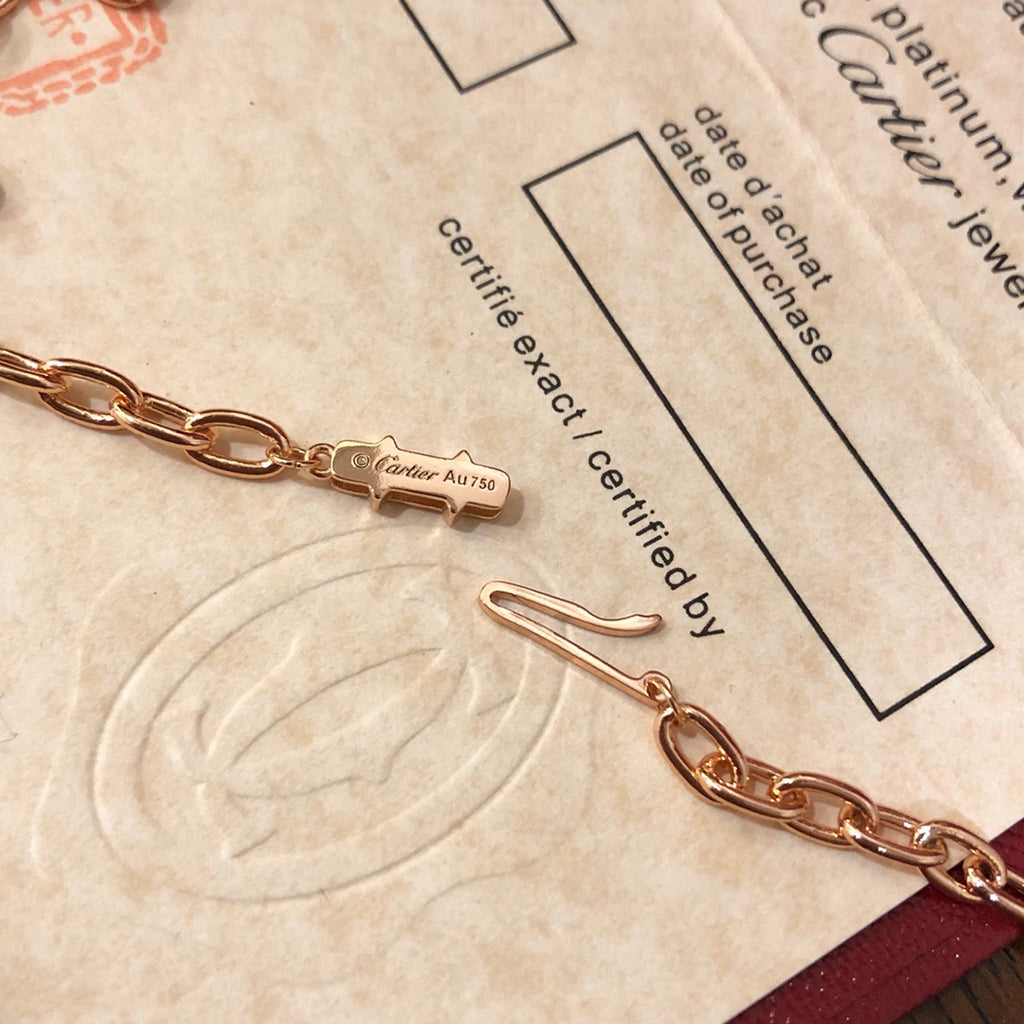 [✨ROSE💎]JUSTE NECKLACE FULL DIAMONDS