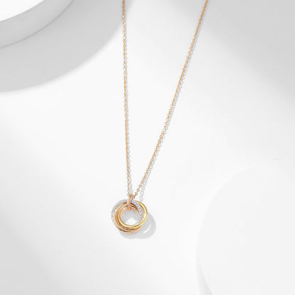[✨ROSE💎]TRINITY SMALL NECKLACE