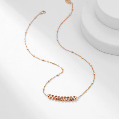[✨ROSE💎]CLASH  MEDIUM DIAMOND NECKLACE