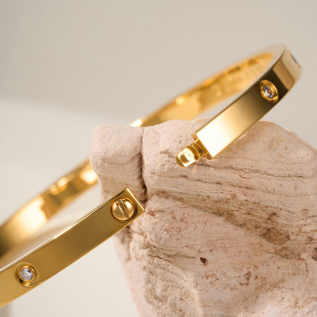 [✨ROSE💎]LOVE BRACELET 3.65MM 10 DIAMONDS