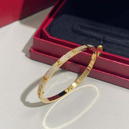 [✨ROSE💎]LOVE BRACELET 3.65MM DIAMOND-PAVED