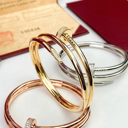 [✨ROSE💎]JUSTE BRACELET 3.5MM DOUBLE ROW DIAMOND