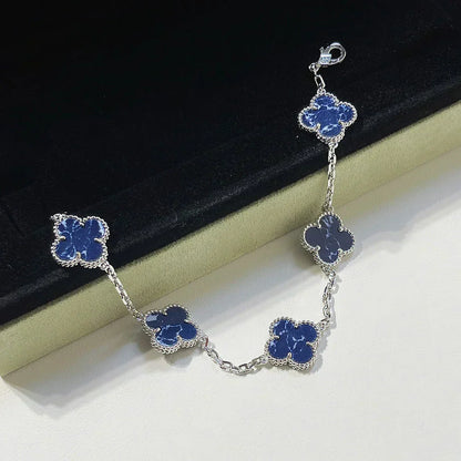 [✨ROSE💎]CLOVER 5 MOTIF PIETERSITE BRACELET COLLECTION