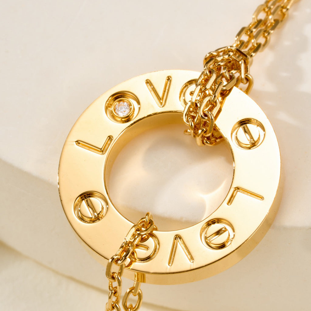 [✨ROSE💎]LOVE BRACELET 2 DIAMOND