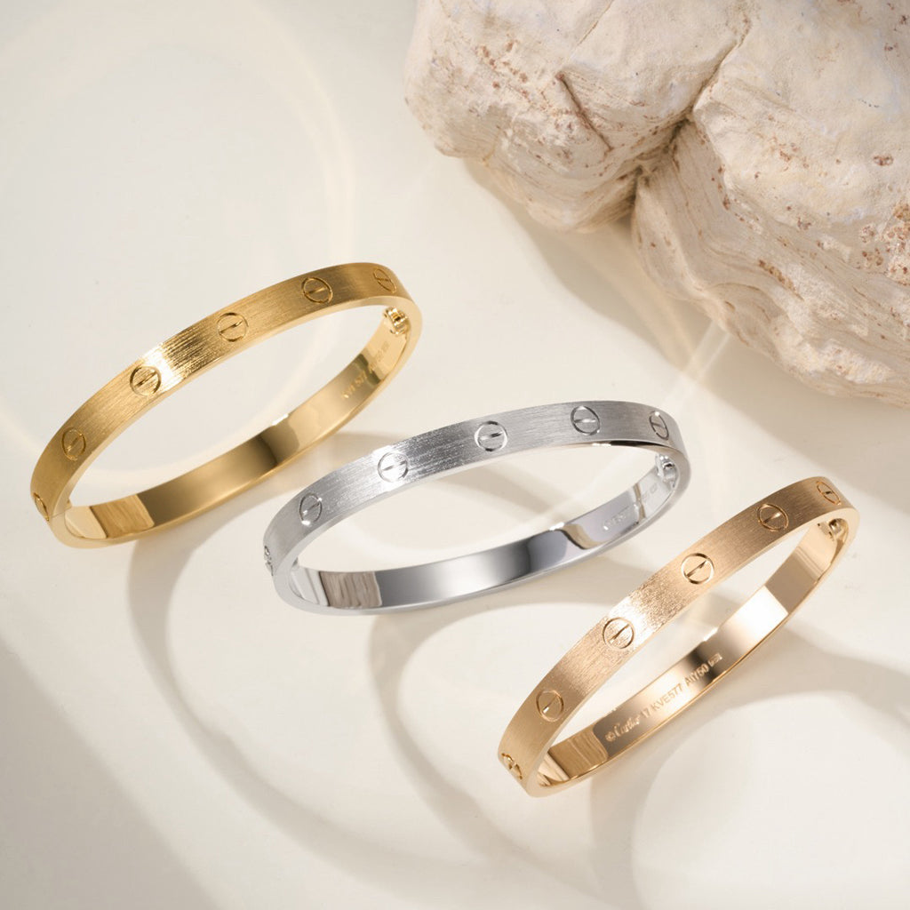 [✨ROSE💎]LOVE BRACELET 6.1MM BRUSHED