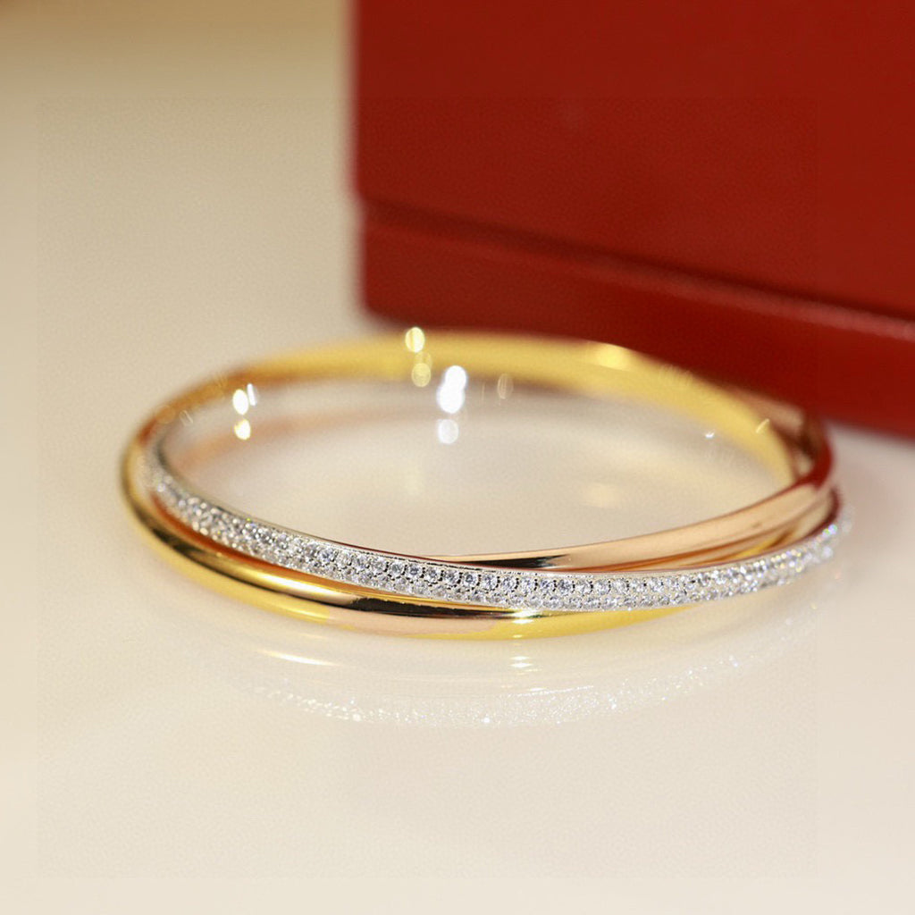 [✨ROSE💎]TRINITY 2.8MM SMALL BRACELET