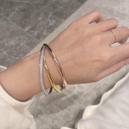 [✨ROSE💎]TRINITY 2.8MM SMALL BRACELET