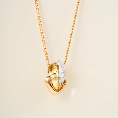 [✨ROSE💎]TRINITY CUSHION NECKLACE COLLECTION