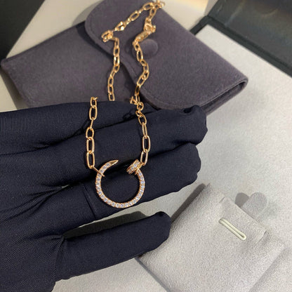 [✨ROSE💎]JUSTE NECKLACE FULL DIAMONDS