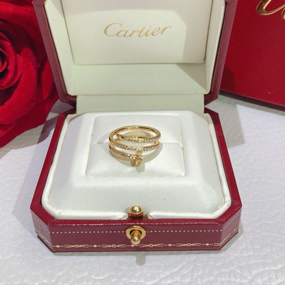 [✨ROSE💎]JUSTE RING 4.8MM FULL DIAMOND