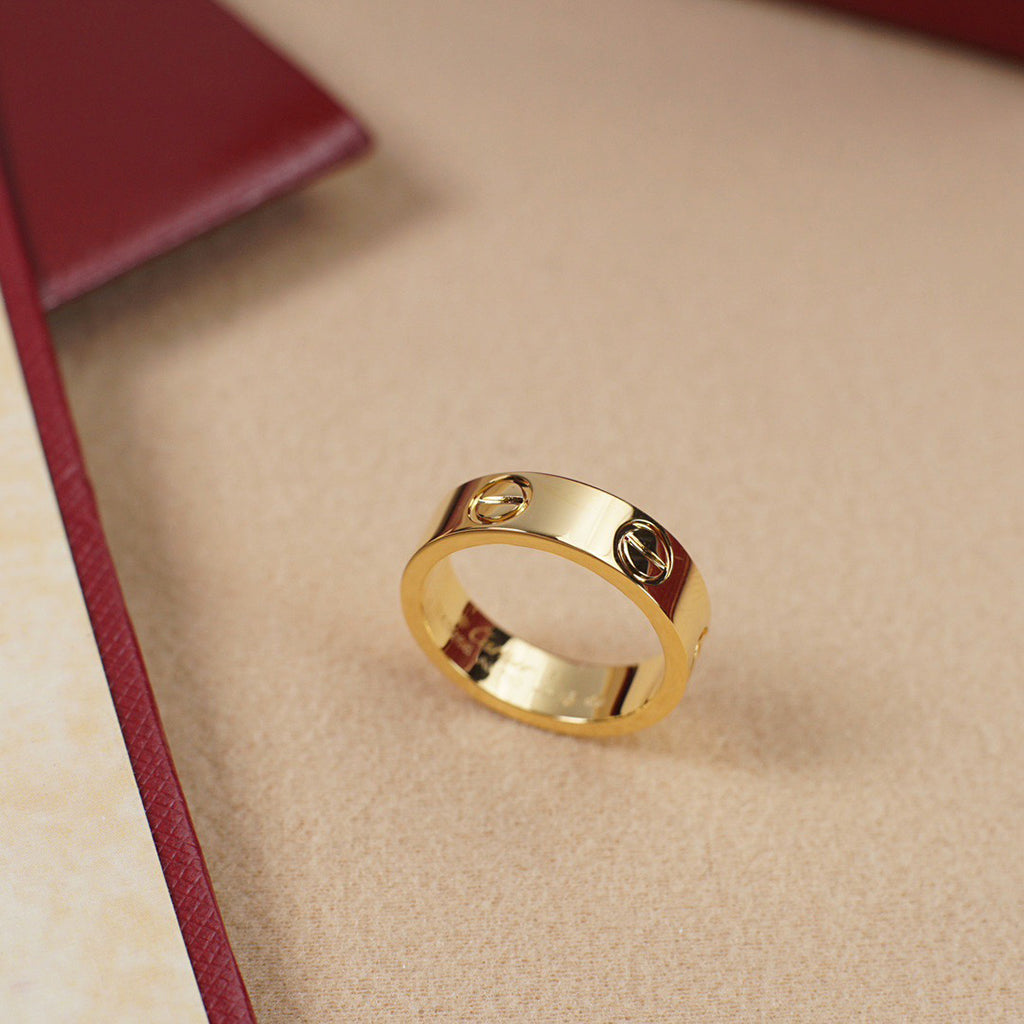 [✨ROSE💎]LOVE RING 5.5MM NO DIAMOND
