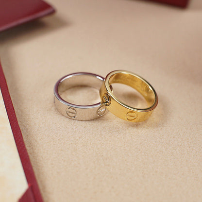 [✨ROSE💎]LOVE RING 5.5MM NO DIAMOND