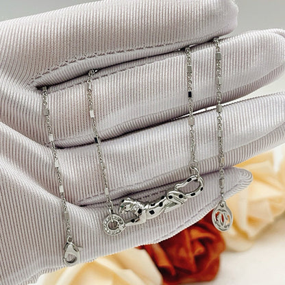 [✨ROSE💎]PANTHERE FULL DIAMOND NECKLACE
