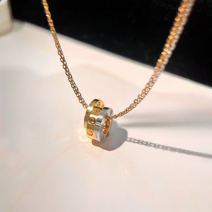 [✨ROSE💎]LOVE 6 DIAMOND PENDANT NECKLACE