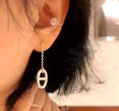 [✨ROSE💎]CHAINE TASSEL EARRINGS