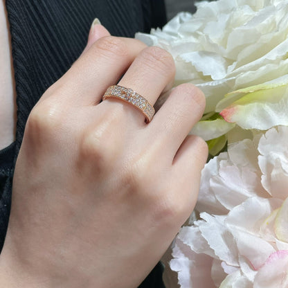 [✨ROSE💎]KELLY PINK GOLD DIAMOND RING
