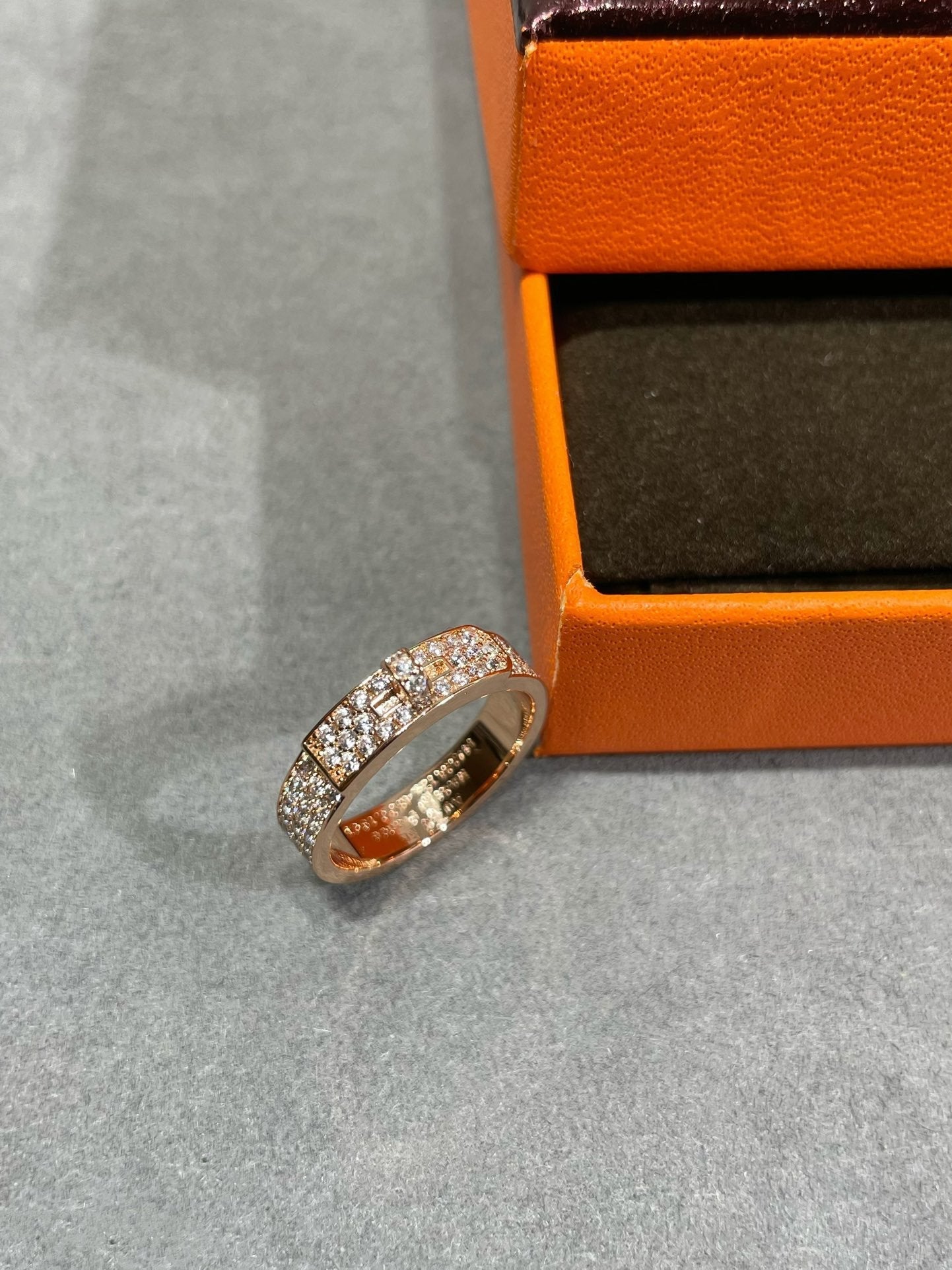 [✨ROSE💎]KELLY PINK GOLD DIAMOND RING