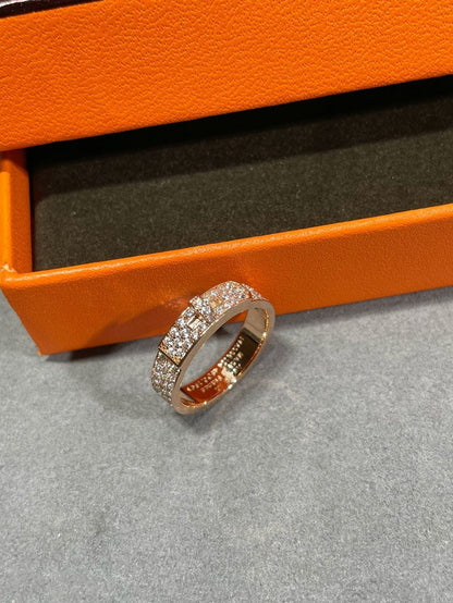 [✨ROSE💎]KELLY PINK GOLD DIAMOND RING