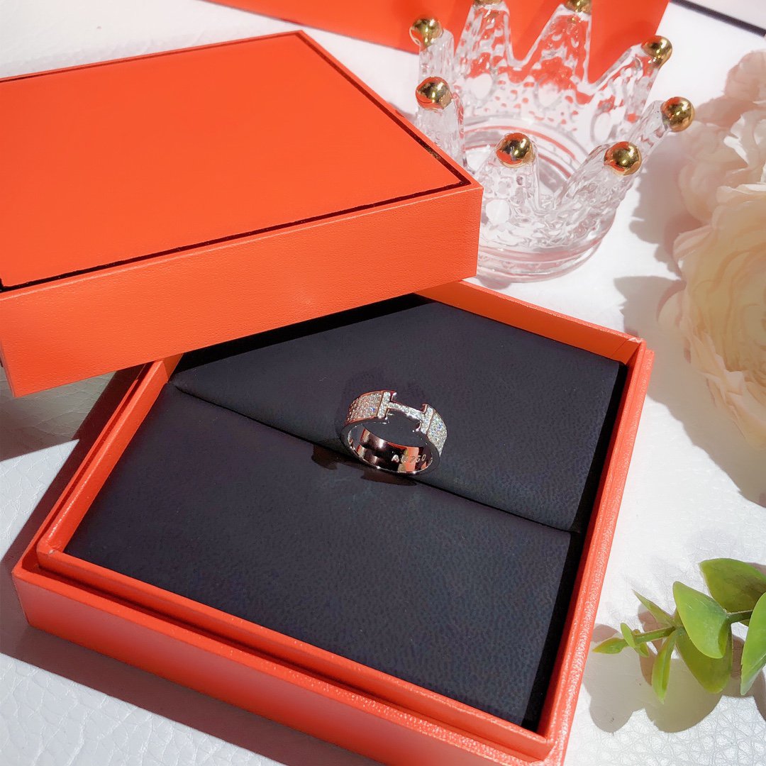 [✨ROSE💎]H RING FULL DIAMOND