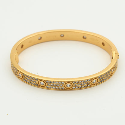 [✨ROSE💎]LOVE BRACELET 6.1MM DIAMOND-PAVED 10 BIG DIAMONDS