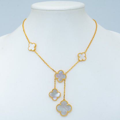 [✨ROSE💎]CLOVER MOTHER OF PEARL NECKLACE 6 MOTIF