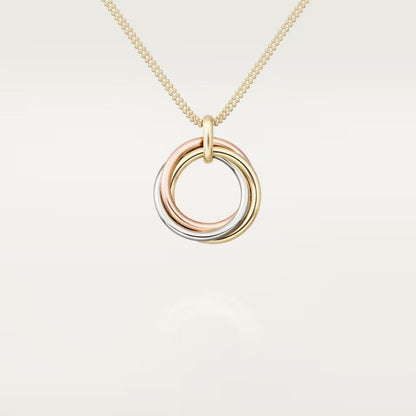 [✨ROSE💎]TRINITY LARGE NECKLACE