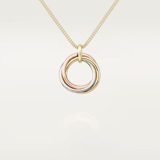 [✨ROSE💎]TRINITY LARGE NECKLACE