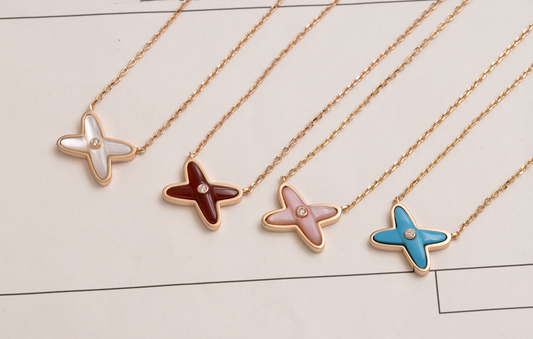 [✨ROSE💎]JEUX DE NECKLACE 1 DIAMOND