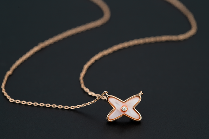 [✨ROSE💎]JEUX DE NECKLACE 1 DIAMOND