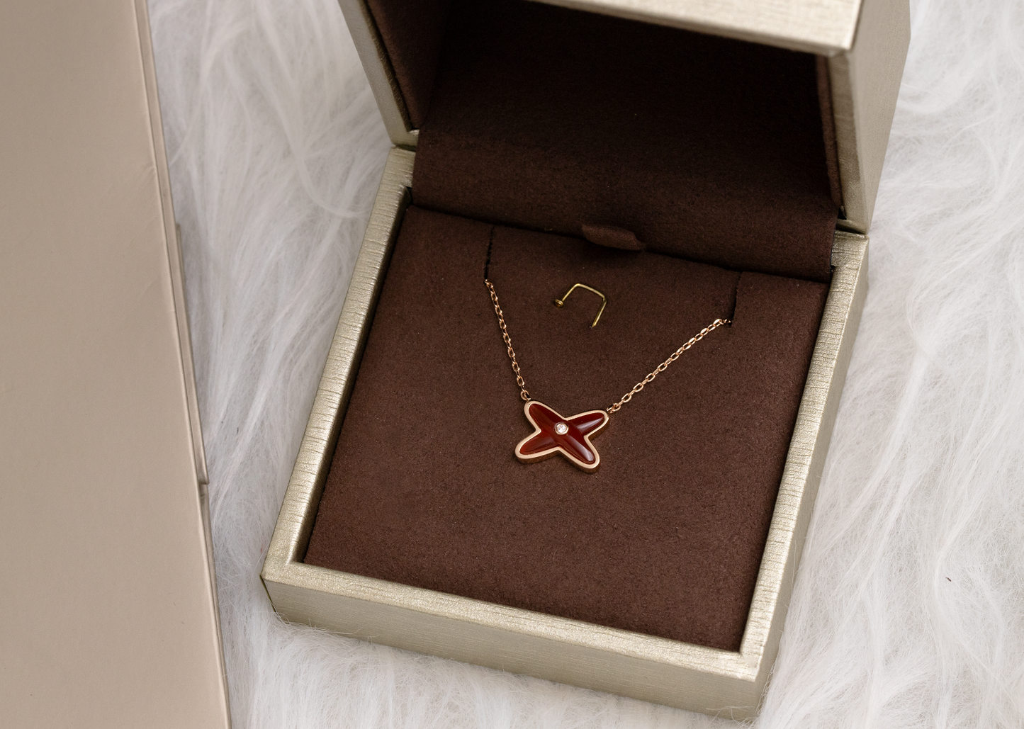 [✨ROSE💎]JEUX DE NECKLACE 1 DIAMOND